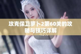 攻克保卫萝卜2第60关的攻略与技巧详解