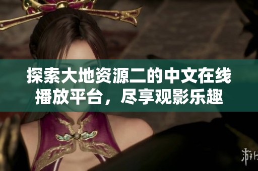 探索大地资源二的中文在线播放平台，尽享观影乐趣